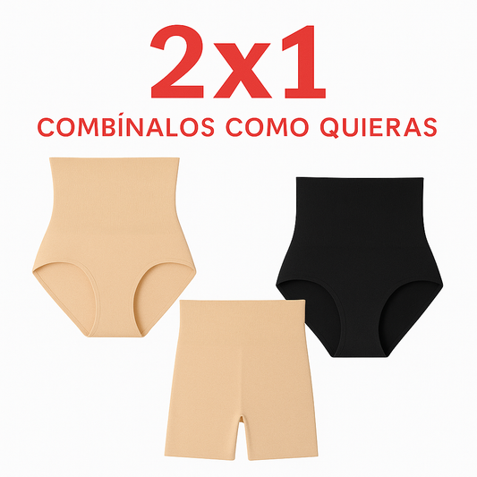 2X1 TRUZA, SHORT Y BRAGA MOLDEADORA