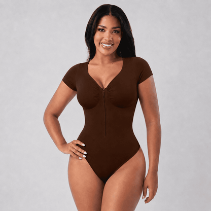 Body Zipper Manga Corta